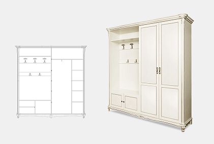 Шкаф комбинированный "Алези 2"
