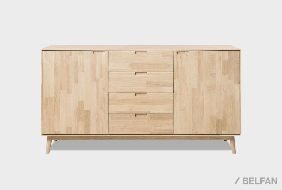 Тумба "Ирвинг" 3 массив дуба 9