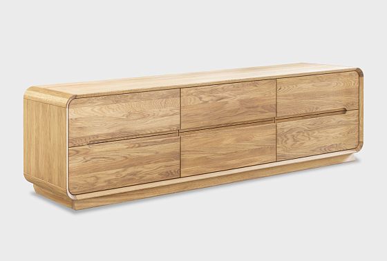 Тумба под ТВ "Монблан" 200 массив дуба 5