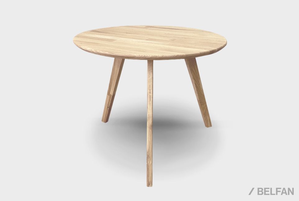Стол журнальный "Арт" круглый 264 массив дуба 1