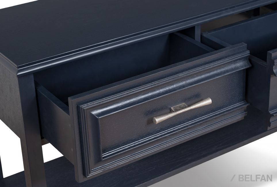 Стол-консоль "Сакраменто" массив и шпон дуба, МДФ 4