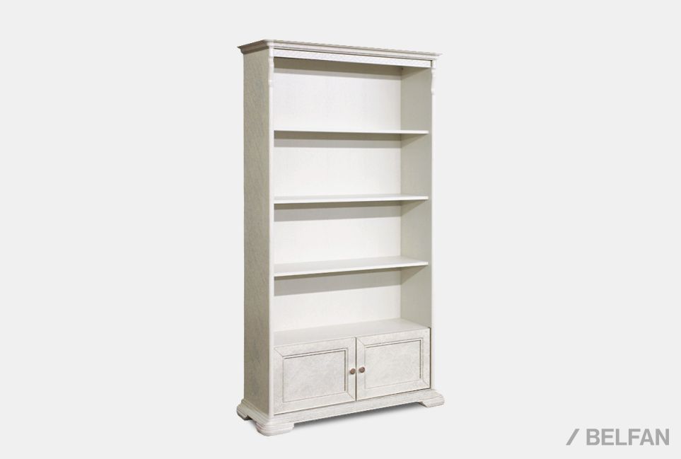 Стеллаж "Лика" массив и шпон дуба 1