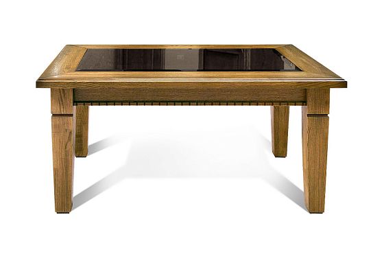 Стол журнальный "Верди Люкс 3" массив и шпон дуба 2