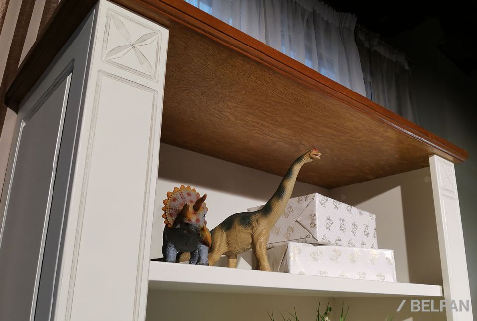 Стеллаж "Бриансон" массив и шпон дуба, МДФ 2