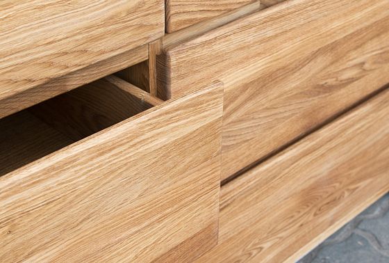 Комод 2-х секционный "Норд" массив дуба 13