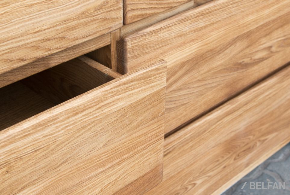 Комод 2-х секционный "Норд" массив дуба 6