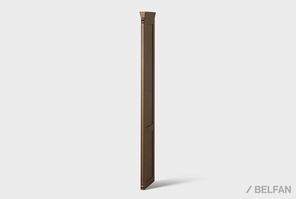 Фасад боковой "Тэфи" массив и шпон дуба 1