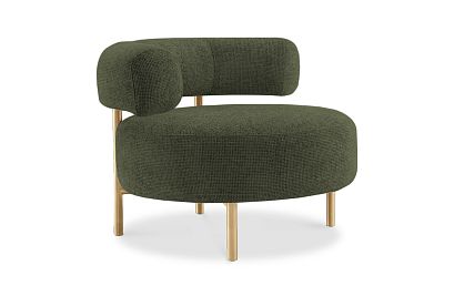 "Одри" кресло; нераскл.; 12; золото; PANDORA 309 (гр 1/  БК)