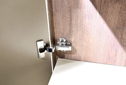 Витрина 1-но дверная "Меридиан" (левая); *А-017.210; к-торфяной дуб, ф-мускат