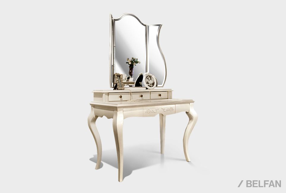 Стол туалетный "Соната" (декор) массив и шпон дуба 1