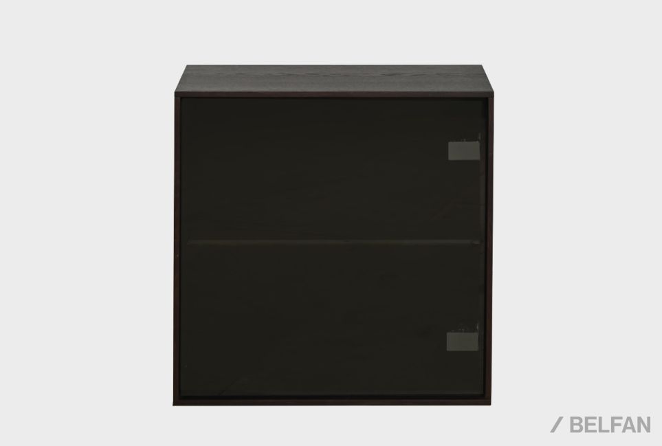 Модуль настенный "Монреаль" (стекло) шпон дуба, МДФ 5