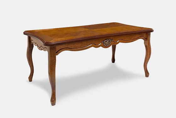 Стол журнальный "Алези 02" массив и шпон дуба 2