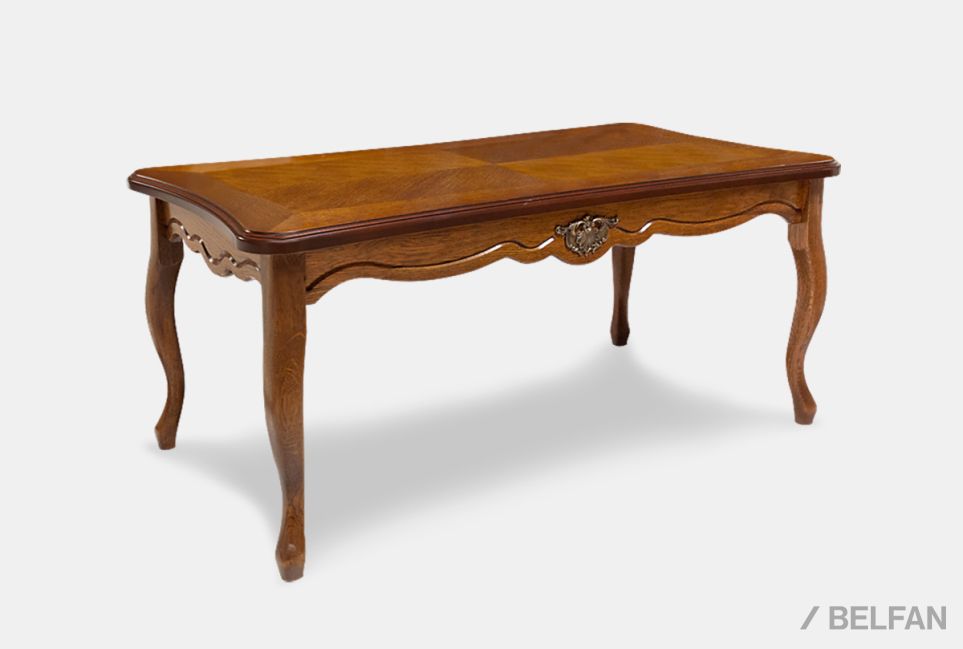 Стол журнальный "Алези 02" массив и шпон дуба 2