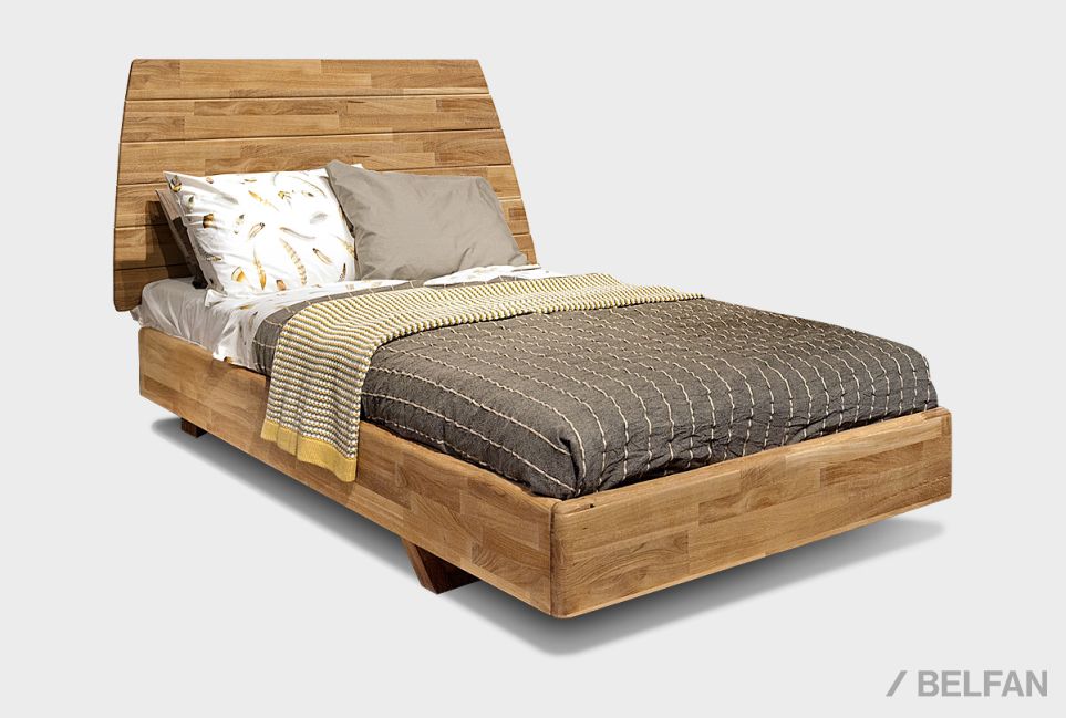 Кровать "Уоллстрит" массив дуба 1