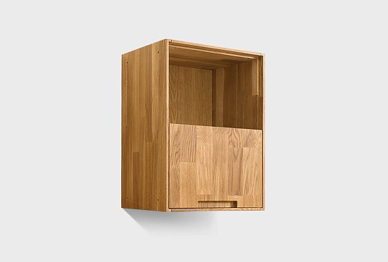 Шкаф навесной "Ирвинг" 60 (правый) массив дуба 3