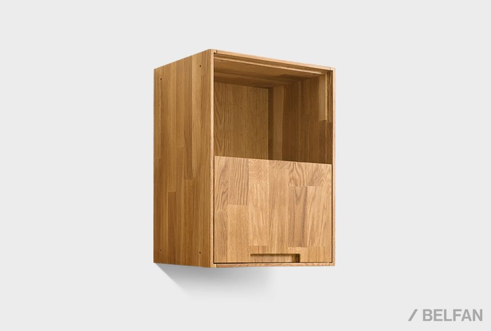 Шкаф навесной "Ирвинг" 60 (правый) массив дуба 1