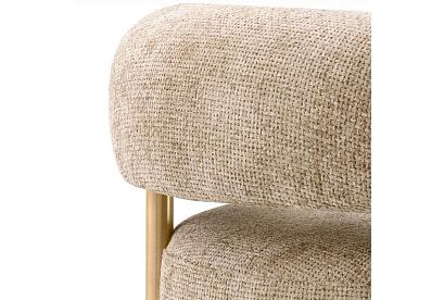 "Одри" кресло; нераскл.; 12; золото; Symphony 03 Beige (гр. 2/МТХ)