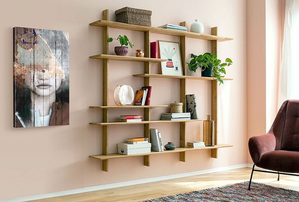 Стеллаж навесной "Арт"; графит