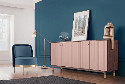 "Ливио" кресло; нераскл.; металл золото; Pushe 02+Sand 06 (гр. 1/МТХ)