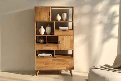 Стеллаж "Ирвинг" 3; бейц-масло