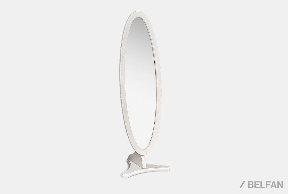 Зеркало напольное "Флерон" массив и шпон дуба 1