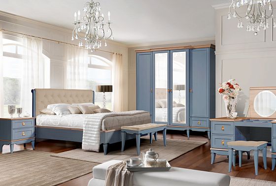 Кровать "Стюарт" (мягкое изголовье) массив и шпон дуба 8