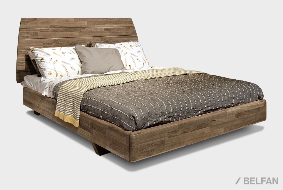 Кровать "Уоллстрит" массив дуба 1