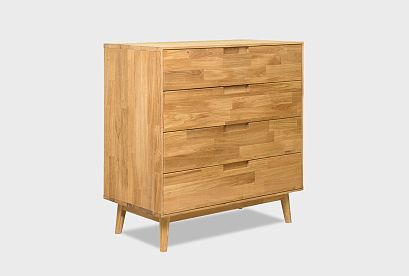 Комод "Ирвинг" 1; 4 ящика; бейц-масло