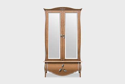 Шкаф для одежды 2-х дв. "Трио" (с зеркалом)