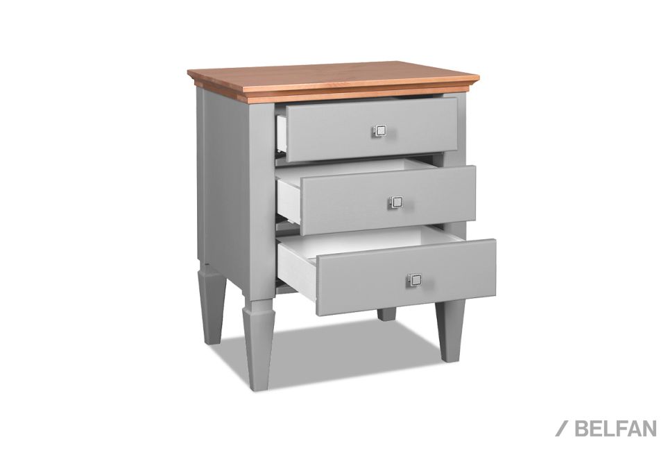 Тумба прикроватная "Ольса" 03 массив сосны 3