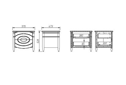Тумба прикроватная "Офелия"