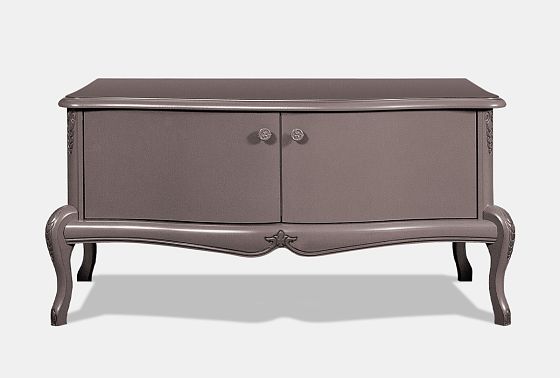 Тумба под ТВ "Флерон" (узкая) массив и шпон бука 4