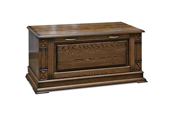 Тумба для обуви "Верди Люкс" 22 массив и шпон дуба 2