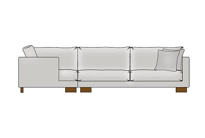 "Леформ" диван угловой