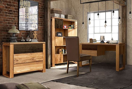 Комод "Берген" В-3 массив и шпон дуба 12