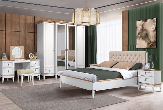 Стол туалетный "Стюарт" (2 тумбы) массив и шпон дуба 12