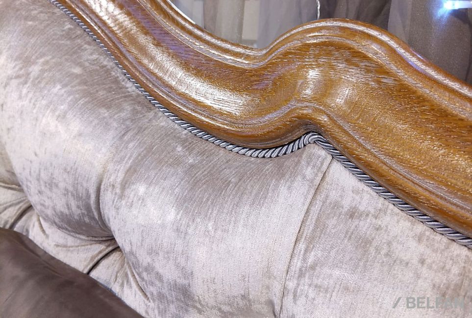 Кровать комбинированная "Трио" массив и шпон дуба 2