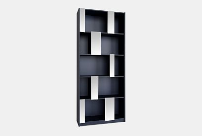 Стеллаж "Сакраменто" 100 (с зеркалами); *А-016.19; сумеречный