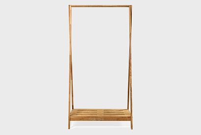 Вешалка напольная "Арт" (широкая); бейц-масло