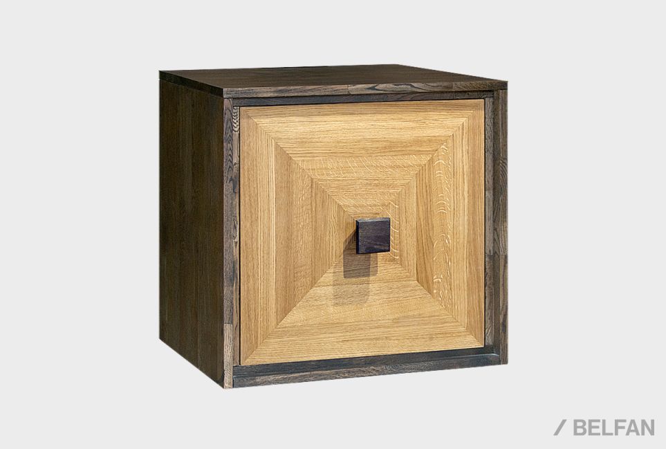 Модуль настенный "Cube Design" 1 массив и шпон дуба 2