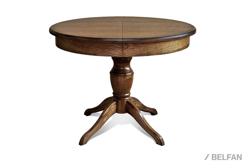 Стол обеденный "Верди Люкс 11/1" массив и шпон дуба 1