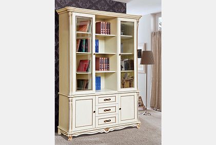 Шкаф комбинированный для библиотеки "Алези "