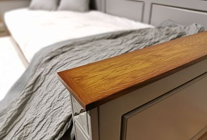 Кровать-диван под два матраса «Бриансон»; с настилом, без матраса; *А-020.5332; (900х2000); муссон+дуб