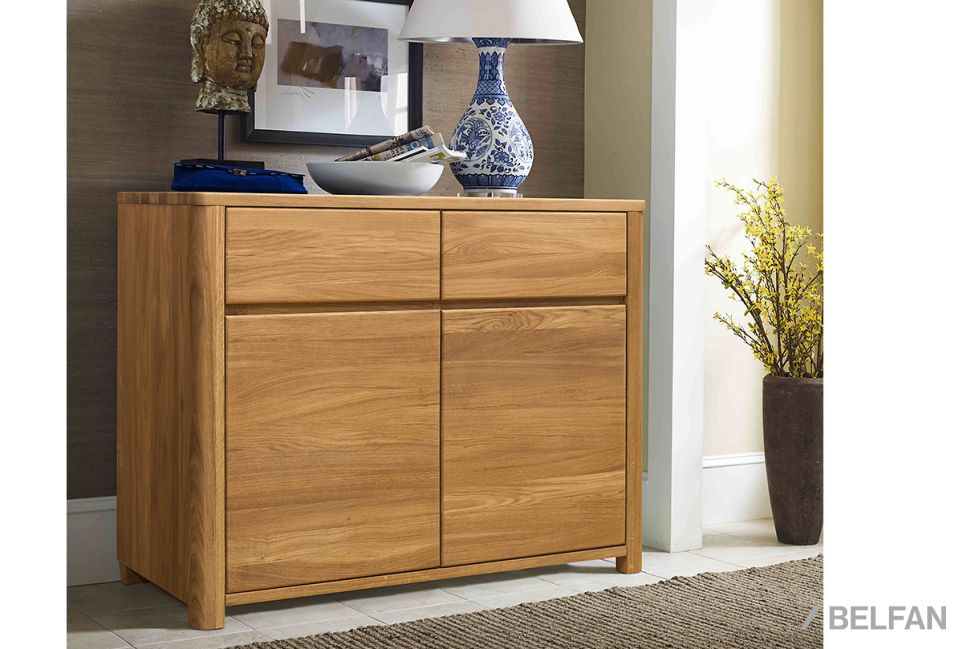 Тумба 2-х дверная "Норд" массив дуба 1