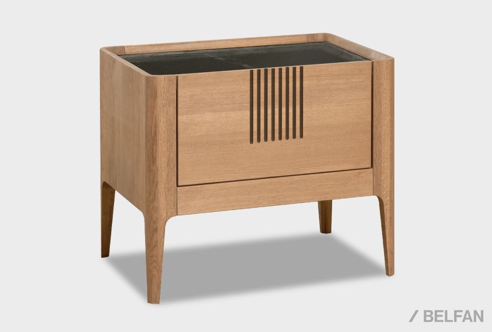 Тумба прикроватная "Бергамо" массив дуба 1