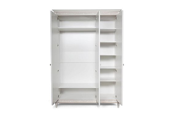 Шкаф для одежды 3-х дв. "Сиена" массив и шпон дуба, МДФ 7