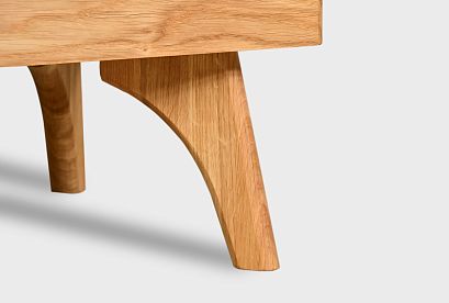 Тумба прикроватная "Элва" B-1; *ВМФ-1570; бейц-масло, графит