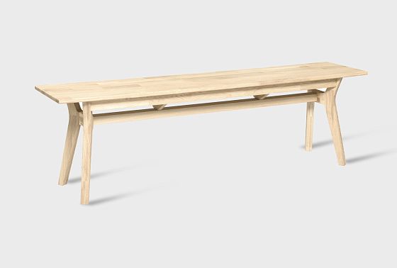 Скамья "Мидгард" массив дуба 7