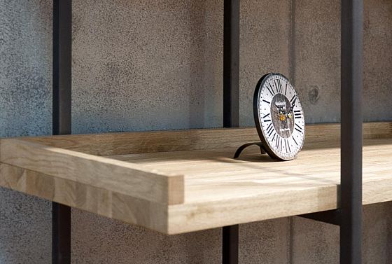 Стеллаж открытый "Cube Design" 3 массив дуба 3