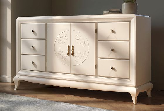 Тумба "Соната" 4 (с ящиками) массив и шпон дуба 9